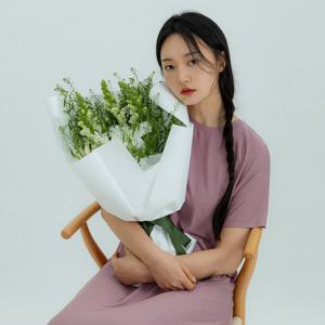 WHO5183 여성 모달 감성 실내복 잠옷 반팔 옆트임 원피스