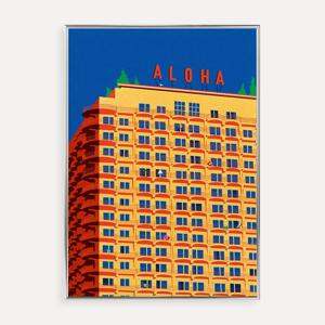 Aloha Hotel 김도트 아트 프린트