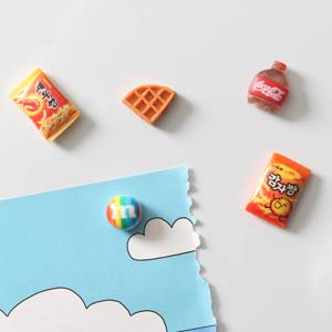 작지만 강력한 냉장고자석 세트(감자새우과자 5pcs) 귀여운 마그넷 현관문 칠판 자석