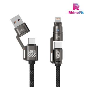 4 in 1 240W 초고속충전 아이언 케이블