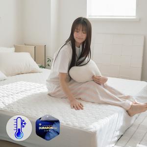 NEW 듀라론 냉감 일체형패드 시원한 매트리스커버 여름 누빔 SS/ Q/ K/ SK