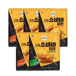 고메 소바바 치킨 소이허니 순살 375g*4개+소이허니 봉 300g*1개