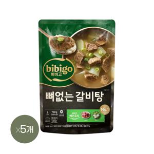 냉동 비비고 뼈없는 갈비탕 700g x5개