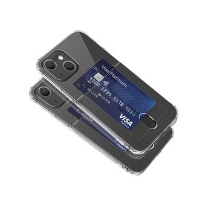 IPHONE15 프로 6.1인치 호환 TPU 카드수납 투명 케이스 TC15P