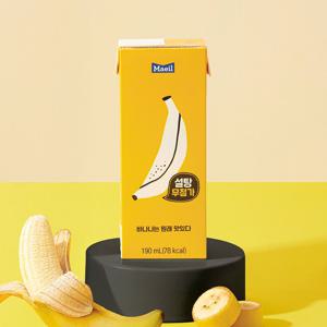 바나나는 원래 맛있다 멸균 바나나 우유 190ml*48팩