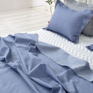 카이 멜로 시어서커 여름이불 홑이불세트 SS/Q (2colors)