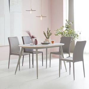 듀이 4인용 hpm 라미네이트 식탁 세트 1400