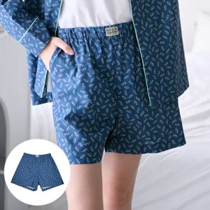 면모달 빅사이즈 성인 잠옷 파자마 반바지 트렁크쇼츠 SP블라썸네이비