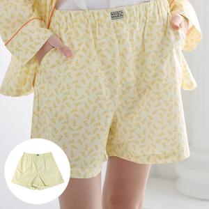 면모달 빅사이즈 성인 잠옷 파자마 반바지 트렁크쇼츠 SP블라썸옐로우