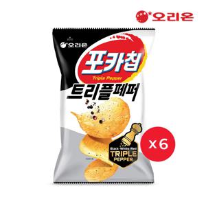 포카칩 트리플페퍼M(60g) x 6개