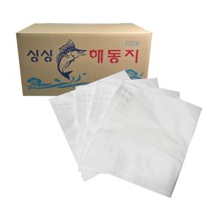 싱싱해동지(1,200매) 1박스 회숙성지 생선해동지 미트페이퍼 종이타올 키친타올