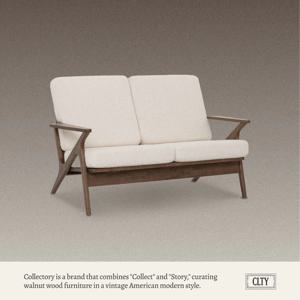 애스턴 원목 2인 소파 2colors