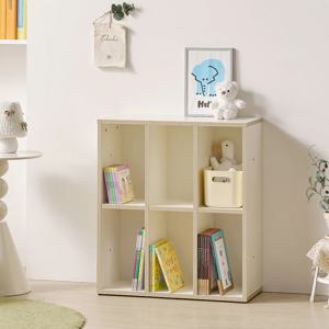 버디 E0등급 아기 유아 책장 기본형 2단 책장