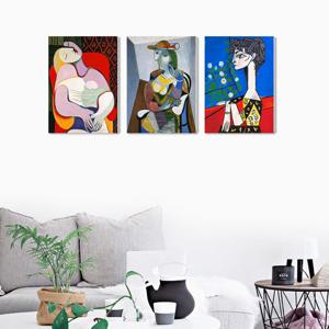 1937파블로 피카소-드림,자크린느3개세트/우드노프레임 아크릴 캔버스판넬액자 큐비즘