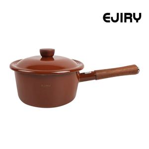 컬러콜렉션 법랑 편수냄비 18cm 초콜릿 인덕션