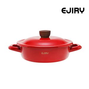 컬러콜렉션 법랑 전골냄비 18cm 레드 / 인덕션