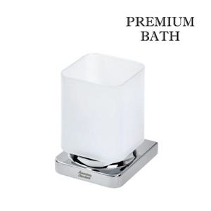 플랫 욕실 악세사리 칫솔 양치 컵 크롬 FH1051