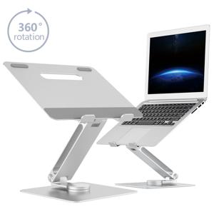 EACN-1200 프리미엄 알루미늄 360도 회전형 높이 각도조절 랩탑 노트북 거치대