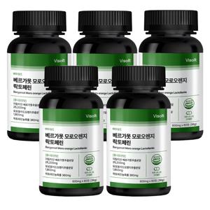 이탈리아 베르가못 모로오렌지 락토페린 60정x5병 (10개월분)