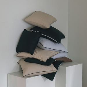 포레스트 린넨 쿠션 방석 커버 40x40, 50x50