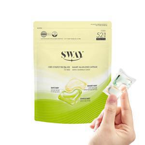 스웨이 식기세척기 액체 캡슐세제 그린자몽 52입