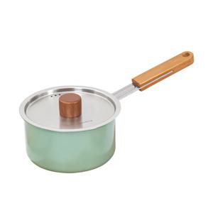 아이젠베르그 인덕션 연두 스텐 세라믹냄비 편수 16cm