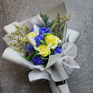 청차콜 장미 비누꽃다발