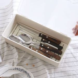 수저 보관함 수저통 수저케이스 물빠짐 커트러리 다용도 정리함 수납함 수납정리 서랍