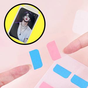 화이트 포카 인덱스 플래그 포장 홀더 카드 슬리브 포토카드 탑로더 탑꾸 만들기 꾸미기 투명
