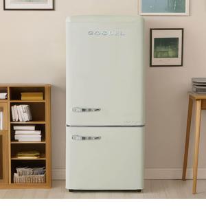 리얼 레트로 소형 미니 냉장고 RGC20ADJ 200L 방문설치 아이보리 상냉장하냉동