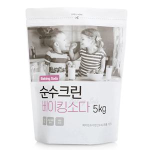 순수크린 베이킹소다 대용량 5kg 1개 /다목적세정제+계량스푼