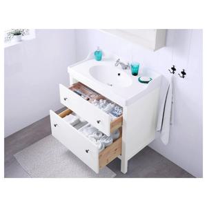 HEMNES 헴네스 세면대2단하부장 100x47x83cm