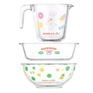노티드 계량컵 500ml+디쉬 정1200+믹싱볼 1400ml