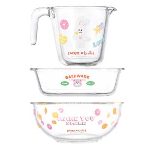 노티드 계량컵 500ml+디쉬 정1200+믹싱볼 2400ml