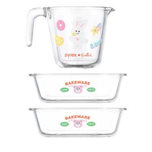 노티드 계량컵 500ml+디쉬 정1200+정1200ml