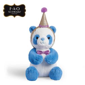 F.A.O슈와츠-봉제-파티 모자 블루 판다 인형 30cm