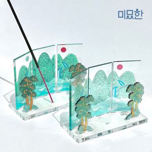 일월오봉도 병풍 인센스 홀더