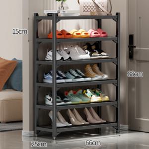 스탠드 스틸 신발 수납 신발장 팬트리 철제주방 신발 정리대 랙 6단