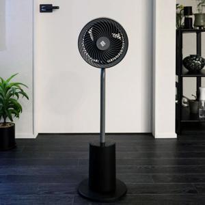 BLDC 리모컨 에어 써큘레이터 무소음 스탠드 선풍기 입체회전 LED 무드등