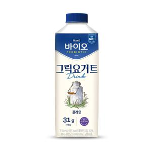 바이오 PROBIOTIC 그릭요거트 Drink 플레인 710ml*3입