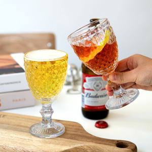 루너 1+1 고블렛잔 340ml 대용량 유리컵 세트 와인잔 감성 홈카페 글라스 집들이 선물