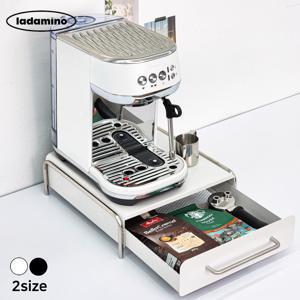쿠폰가33,387원/두께UP/플랫 미드센츄리 철제 홈카페 커피캡슐 다용도 수납함 보관함