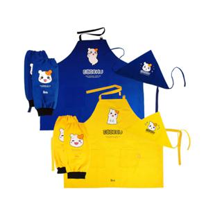 에비츄 앞치마 토시 두건 세트 미술준비물 캐릭터앞치마 세트