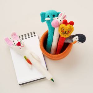 양모 펠트 연필꼭지 블랙뱀