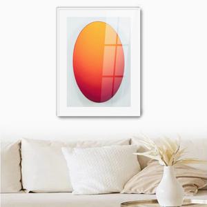 1978얀 칼럽-불의 지평선 /캔버스천 아크릴 메탈프레임 매트액자 모던추상