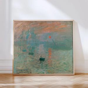 클로드 모네 인테리어 명화 그림 액자 / 인상, 해돋이