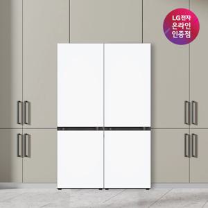 모던엣지 상냉장 하냉동 오브제컬렉션 Q343MHHF33 세트 688L