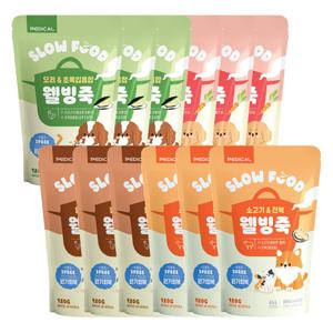 웰빙죽 120g 12개입 강아지 영양 보양식