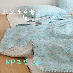 SS/Q 겉감 스노우시어서커 안감 부드러운 모달 여름 차렵이불 스노우 리리코 2color