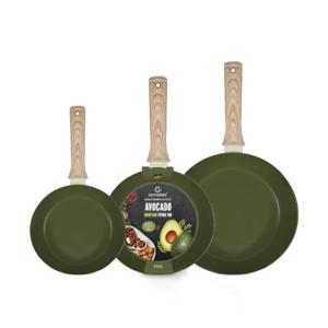 아보카도 코팅 인덕션 IH 후라이팬 3종 세트 (20cm+24cm+28cm)